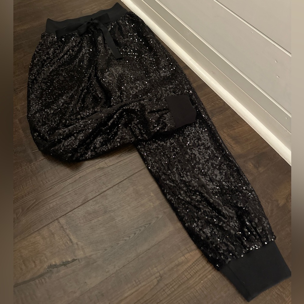 Cinq a Sept Sequin Joggers